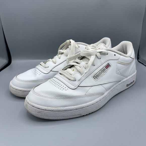 Reebok Other - Reebok Classic Club C 85 Sneakers Mens US Size 13 White Leather Low Top Lace Up